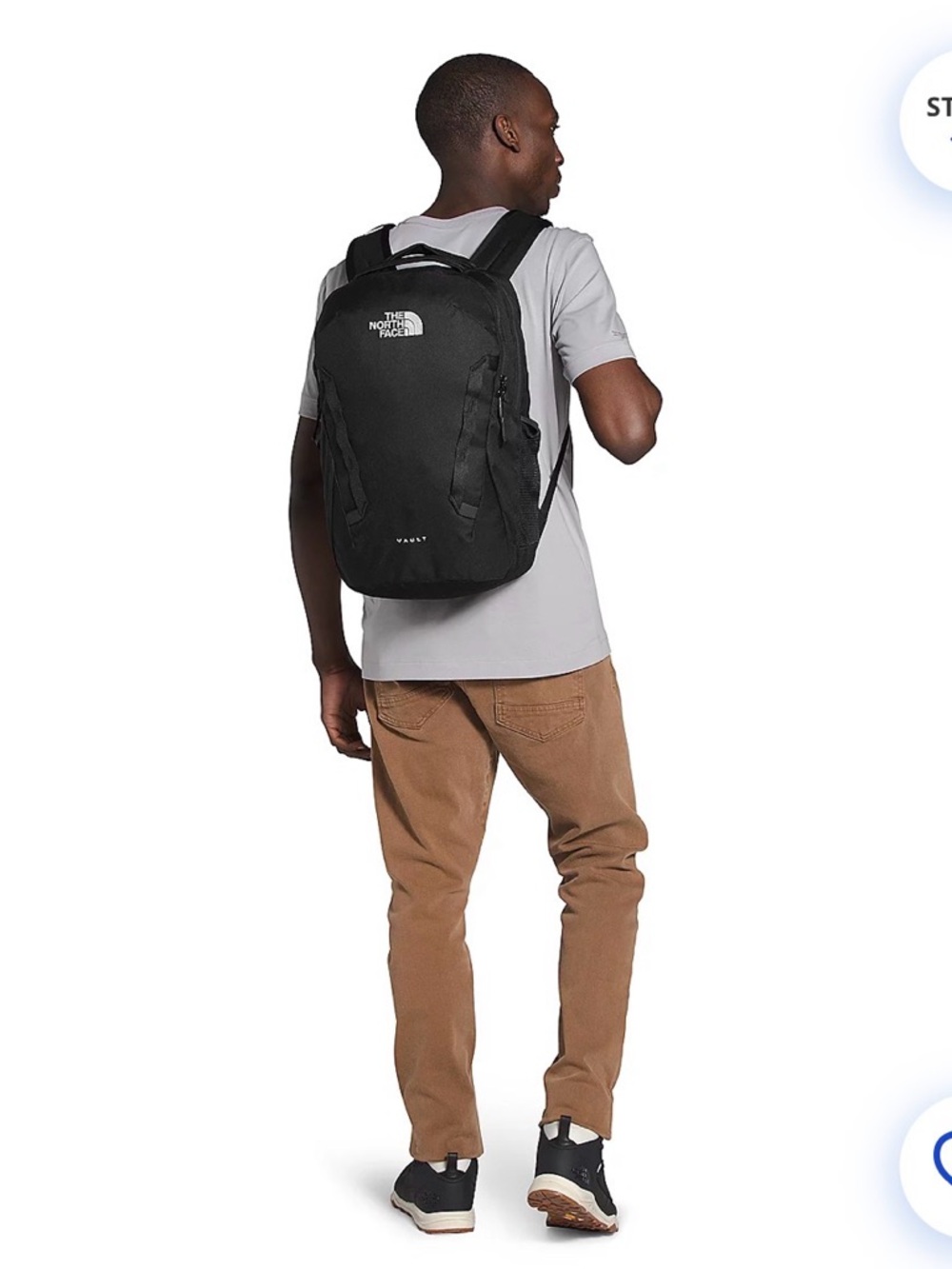 The North Face Vault Backpack Black - Picture 4 of 6